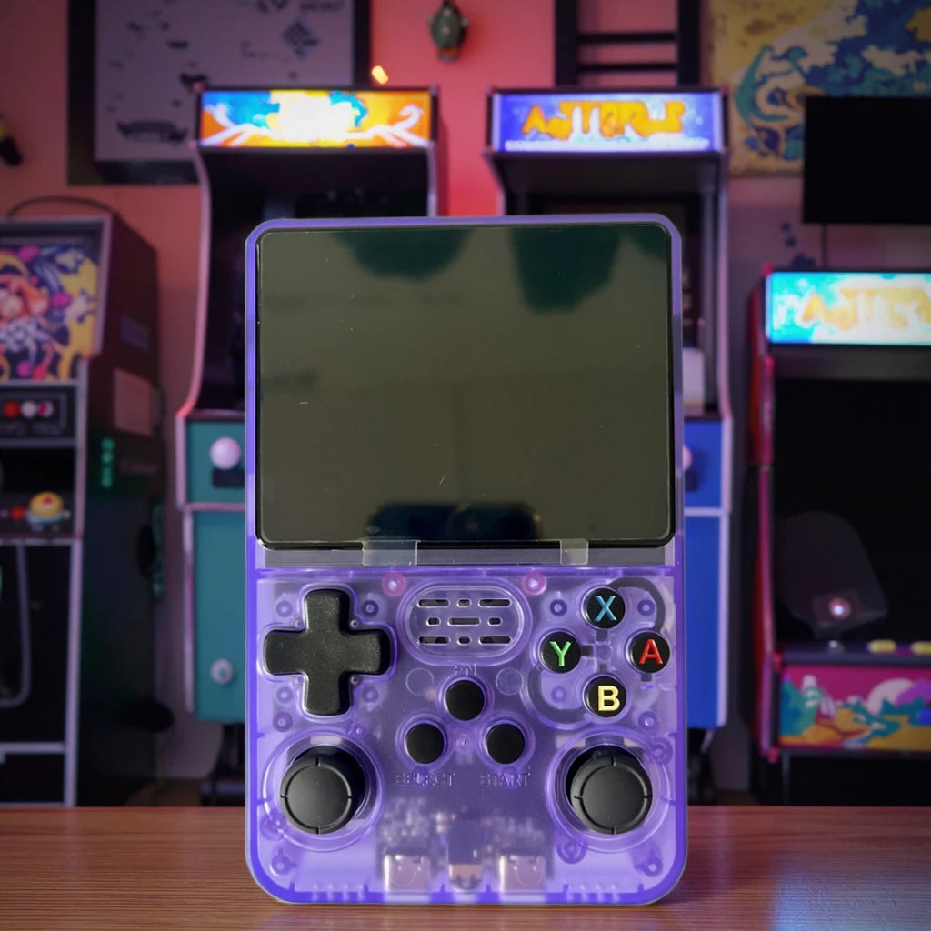R36S Handheld Game Console: Portable Retro Gaming with 3.5-Inch Screen and 64GB Storage